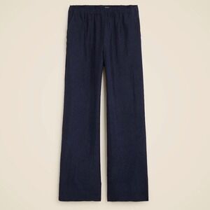 J. Crew Navy Stratus Wide-Leg Pants